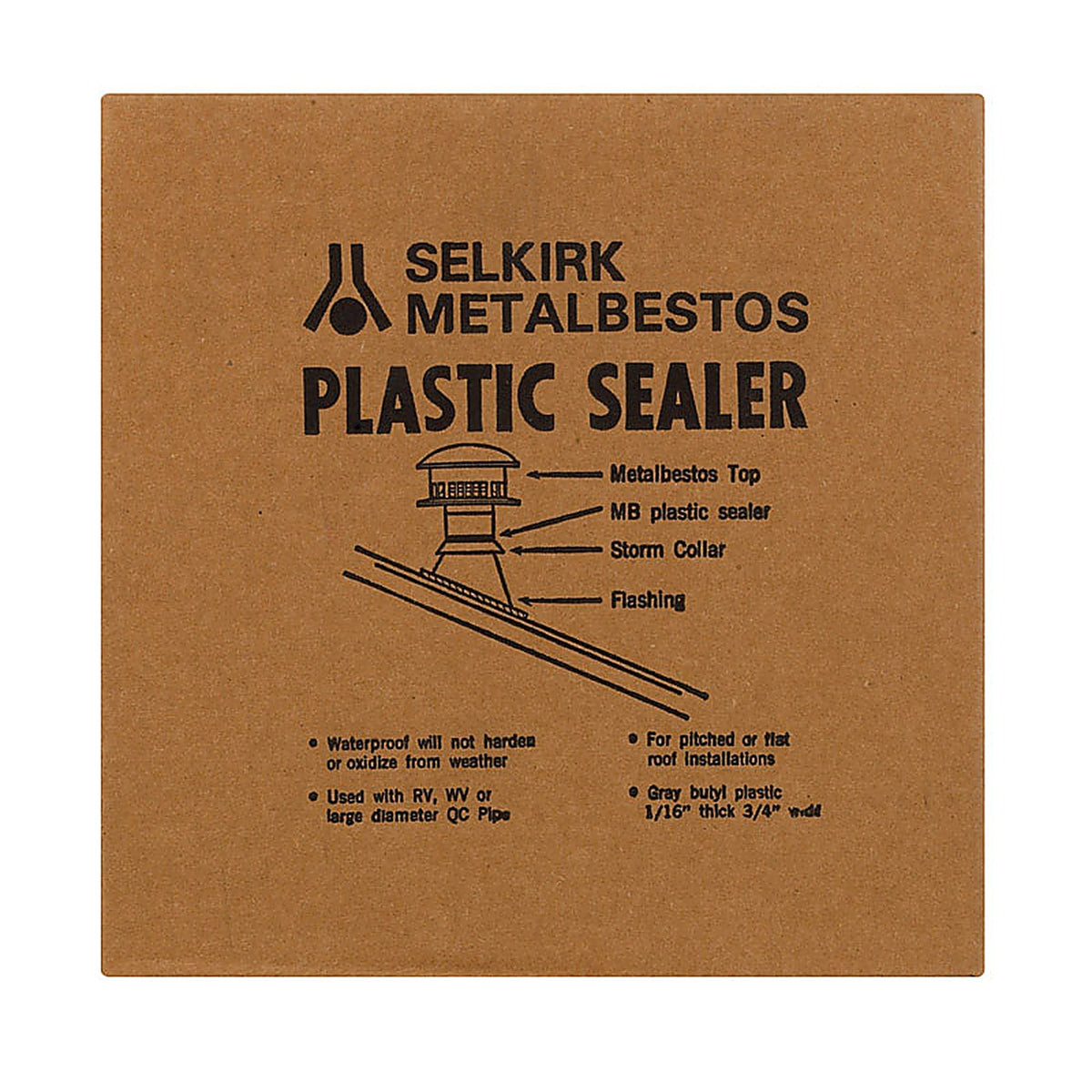 Selkirk - 100000 - Galvanized Steel Sealer Tape