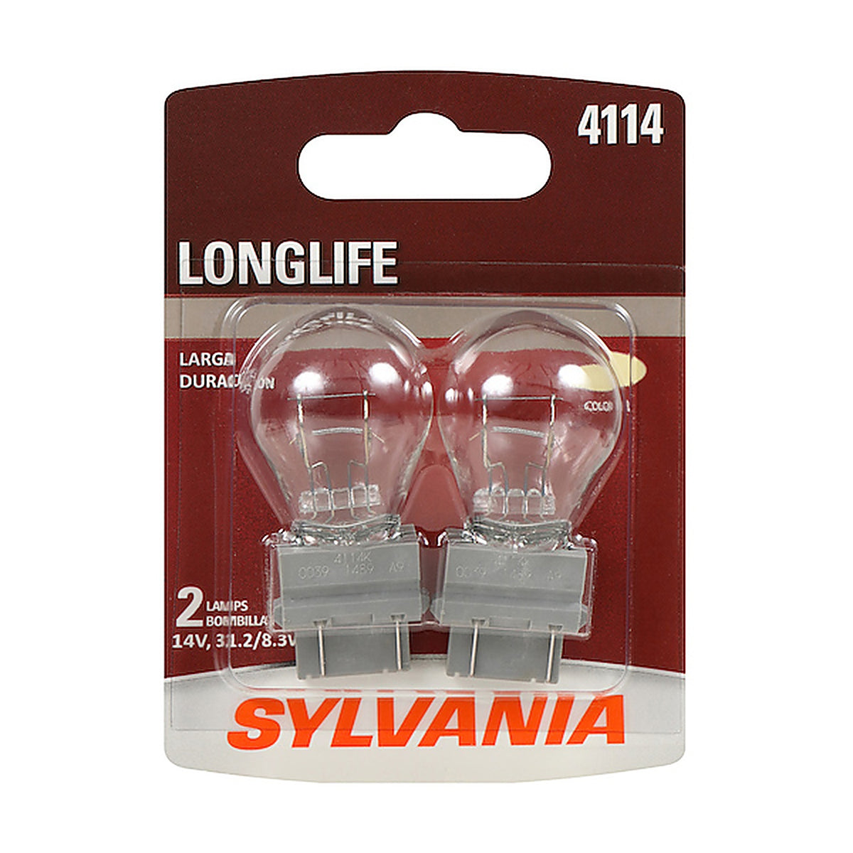 Sylvania - 4114LLBP2 - 4114 Long Life Mini Bulb, 2 Pack