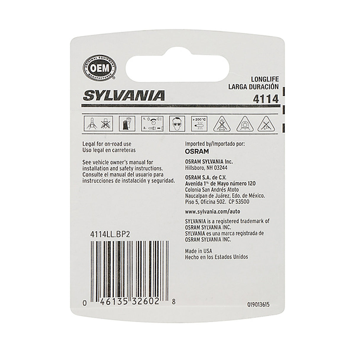 Sylvania - 4114LLBP2 - 4114 Long Life Mini Bulb, 2 Pack