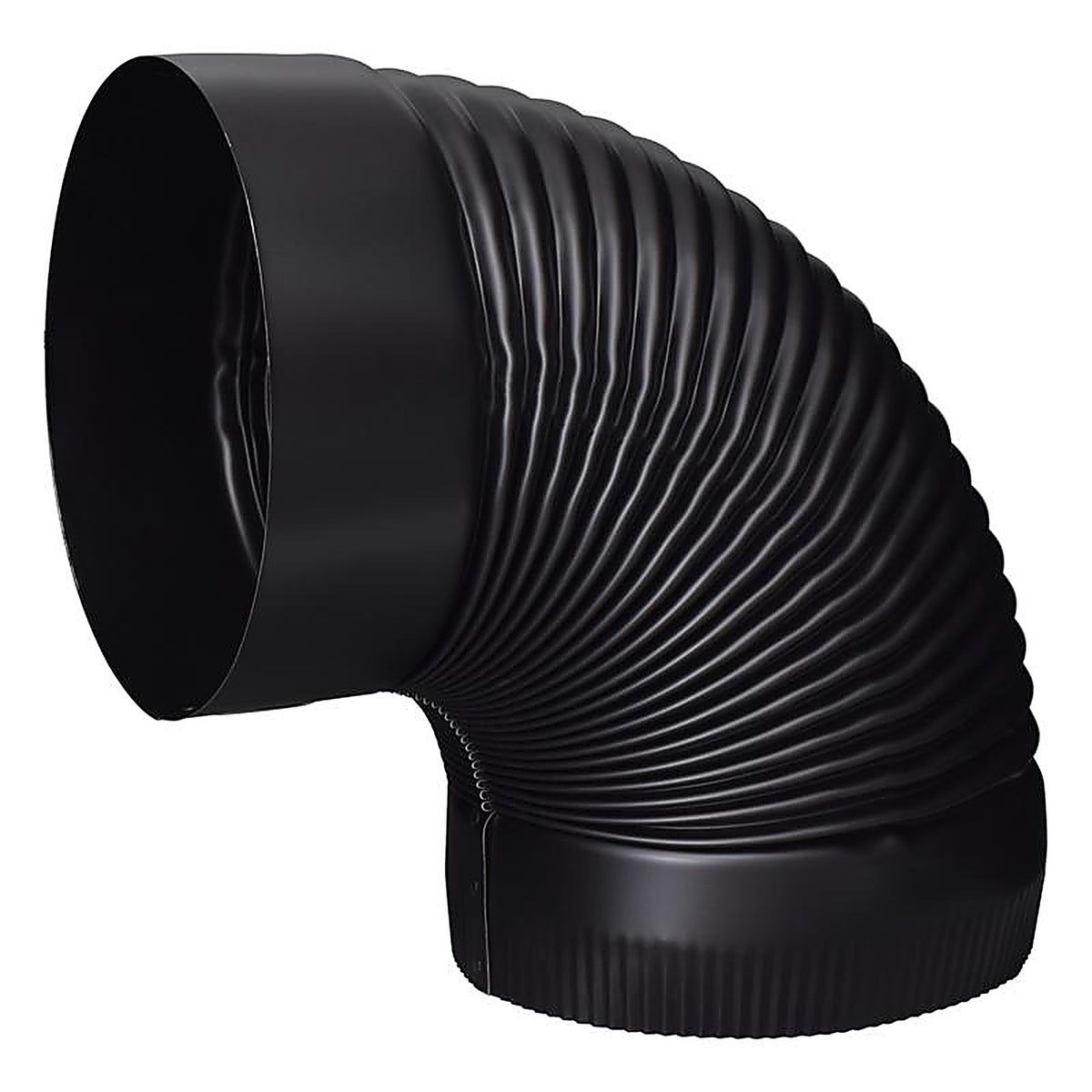 Imperial - BM0025 - 8 in. Dia. x 8 in. Dia. 90 deg. Galvanized Steel Stove Pipe Elbow