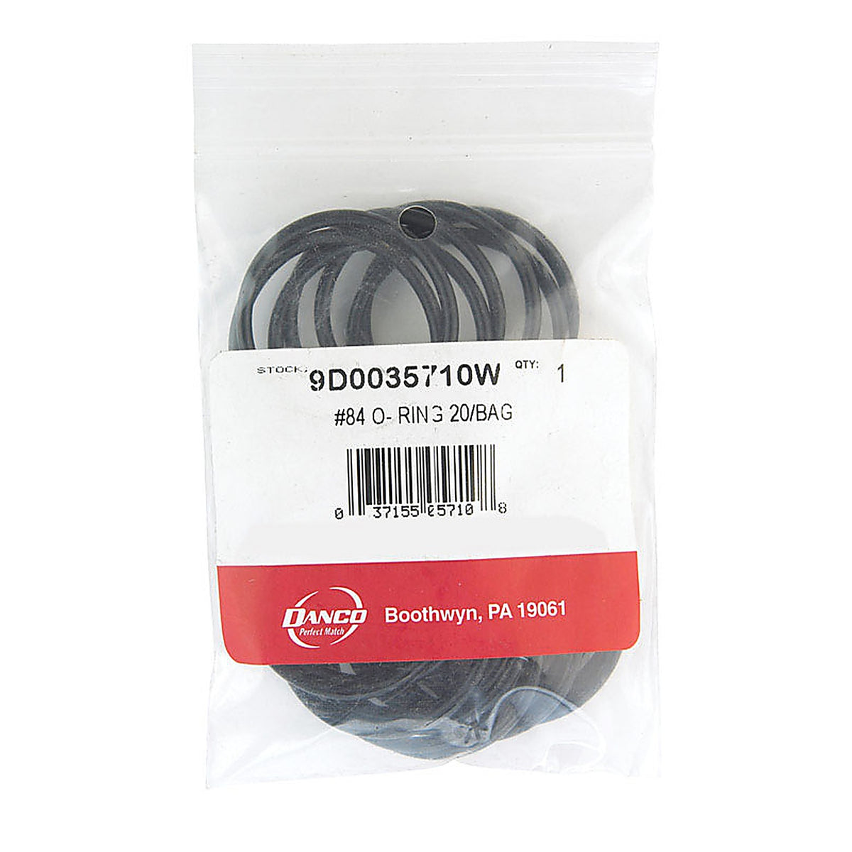 Danco - 35710W - 1-7/16 in. D X 1-1/4 in. D Rubber O-Ring 20 pk
