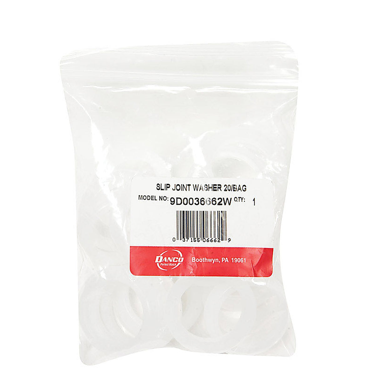 Danco - 36662W - 1-1/4 in. D Plastic Washer 20 pk