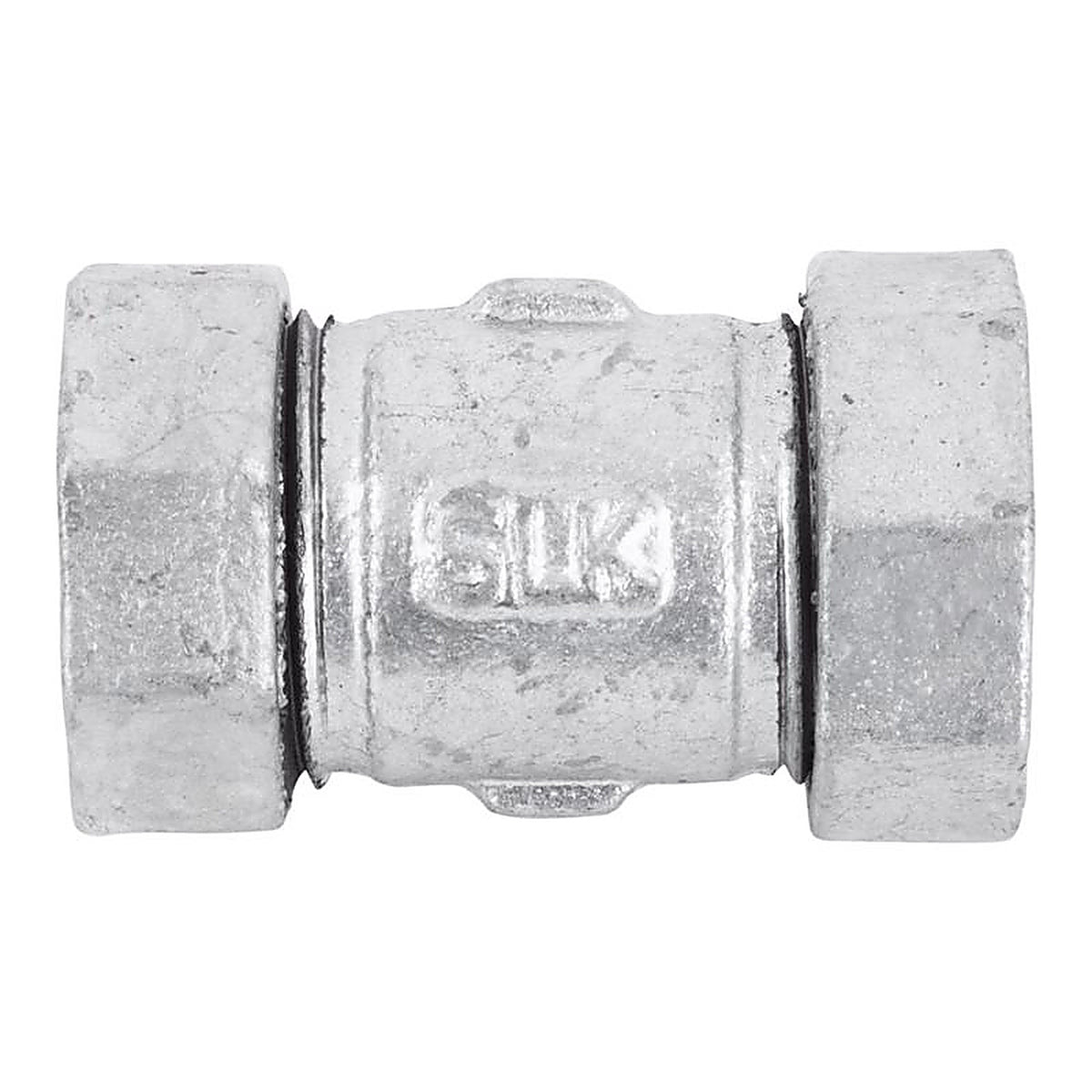 STZ Industries - 311CCL-12 - 1/2 in. Compression X 1/2 in. D Compression Galvanized Malleable Iron 3 in. L Couplin
