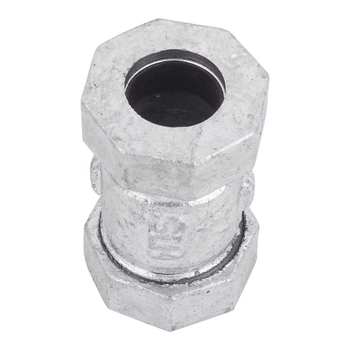 STZ Industries - 311CCL-12 - 1/2 in. Compression X 1/2 in. D Compression Galvanized Malleable Iron 3 in. L Couplin