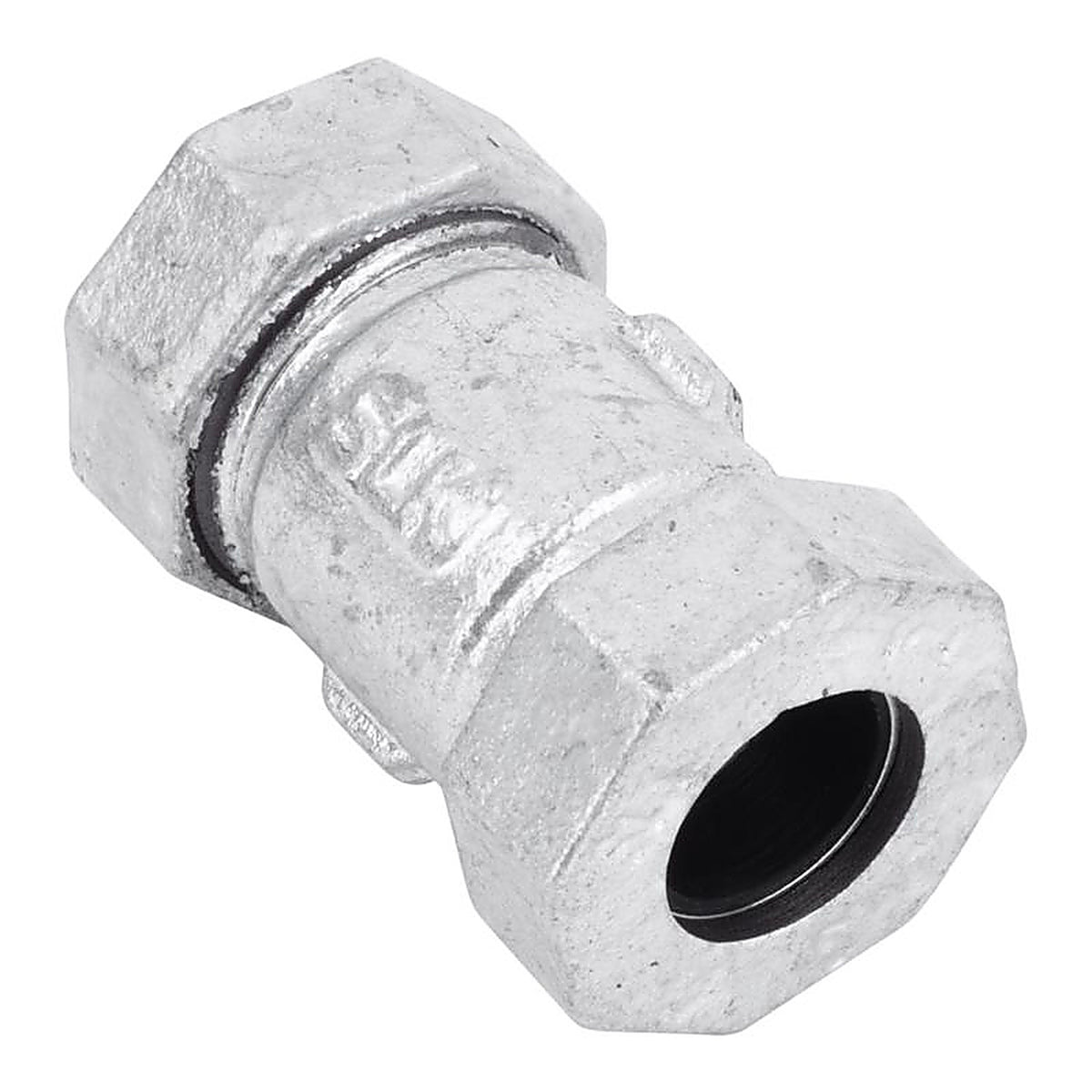 STZ Industries - 311CCL-12 - 1/2 in. Compression X 1/2 in. D Compression Galvanized Malleable Iron 3 in. L Couplin