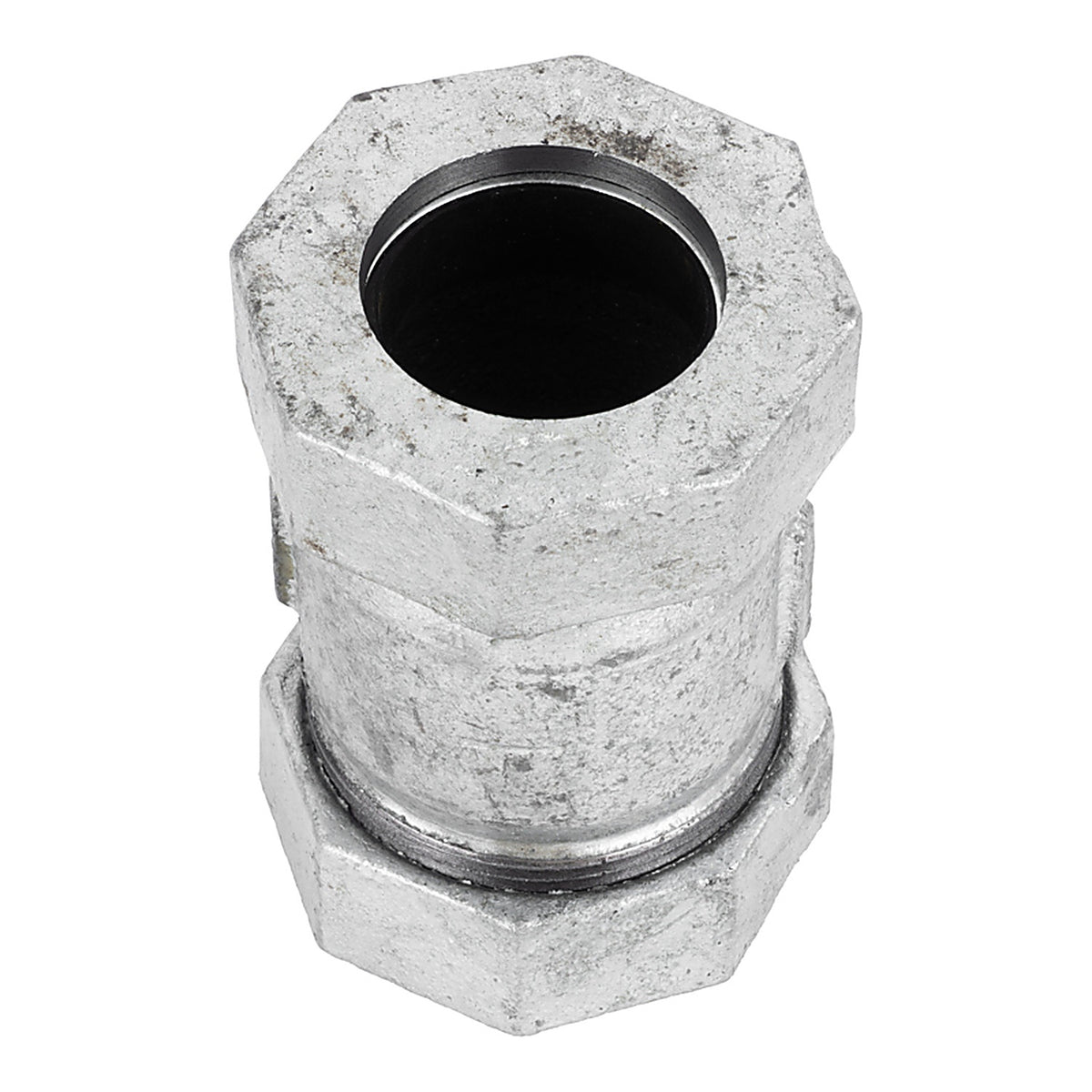 STZ Industries - 311CCL-1 - 1 in. Compression X 1 in. D Compression Galvanized Malleable Iron 3 in. L Coupling