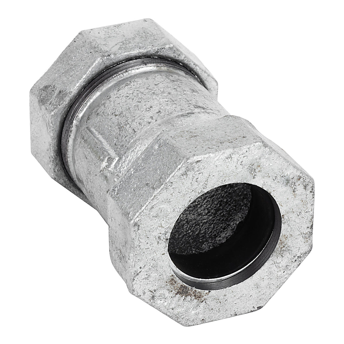 STZ Industries - 311CCL-1 - 1 in. Compression X 1 in. D Compression Galvanized Malleable Iron 3 in. L Coupling