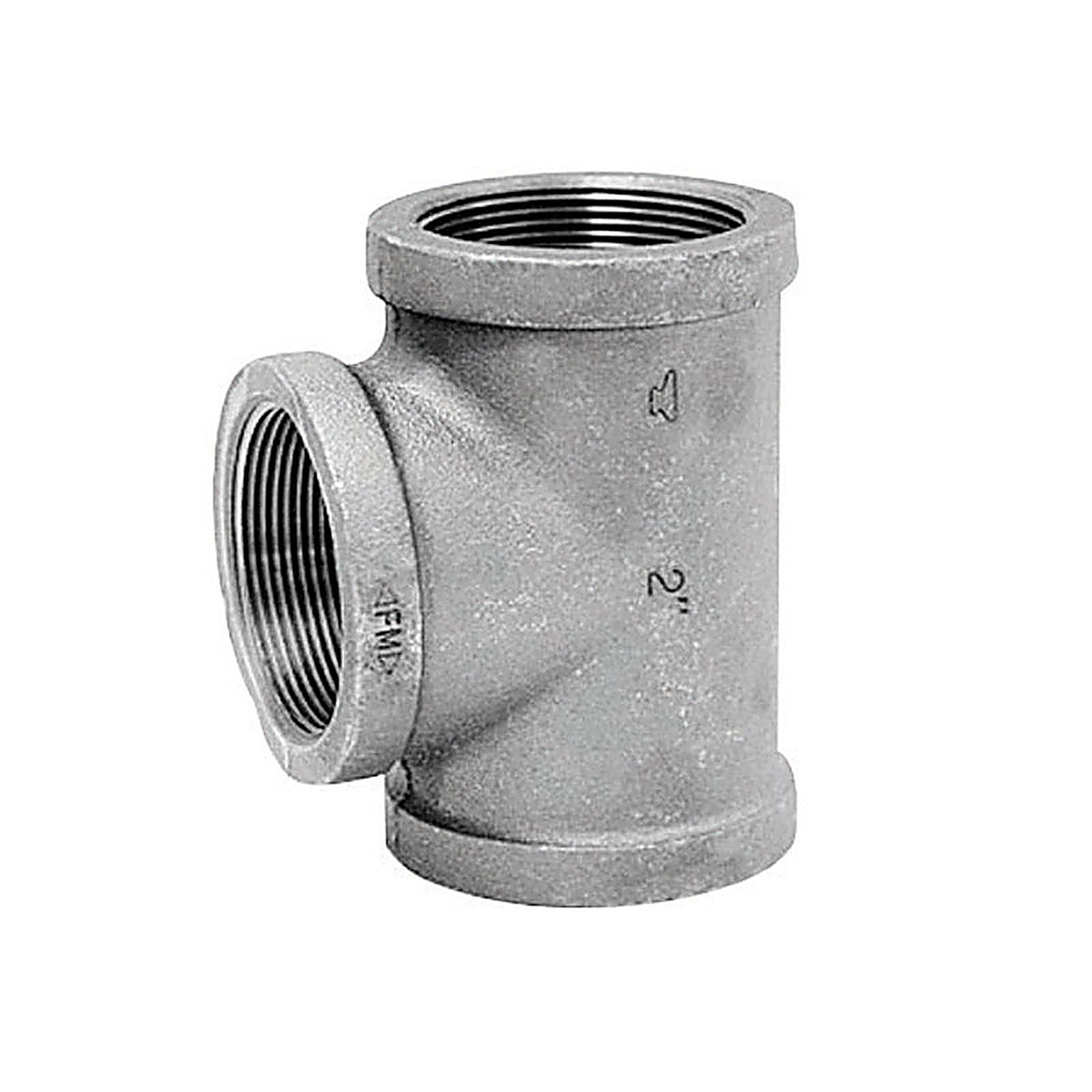 Billco - 8700120556 - Anvil 1 in. FPT x 1-1/4 in. Dia. FPT Black Malleable Iron Reducing Tee