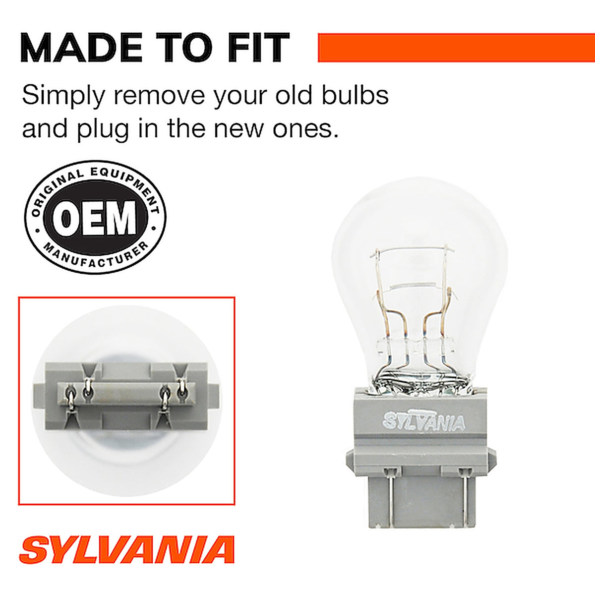 Sylvania - 4157LLBP2 - 4157 Long Life Mini Bulb, 2 Pack
