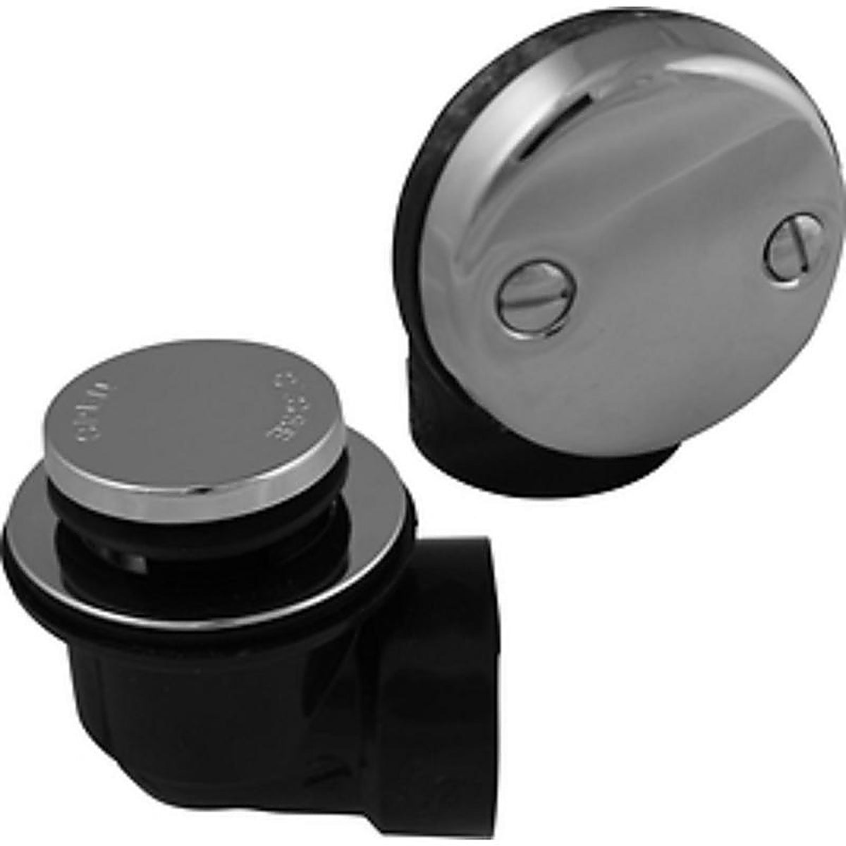 Keeney - 631ABS - Foot Lok 1-1/2 in. Dia. Chrome Plastic Bath Drain Half Pack