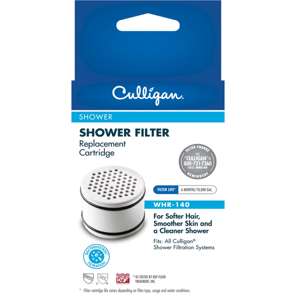Culligan - WHR-140 - Clear Promise White Plastic Showerhead Filter