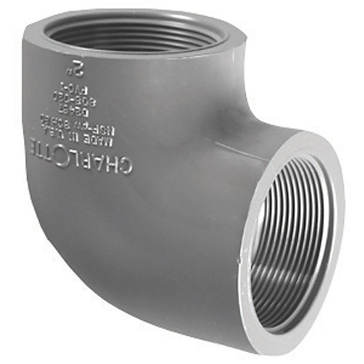 Charlotte Pipe - PVC083021400 - Schedule 80 1 in. FPT x 1 in. Dia. FPT PVC Elbow