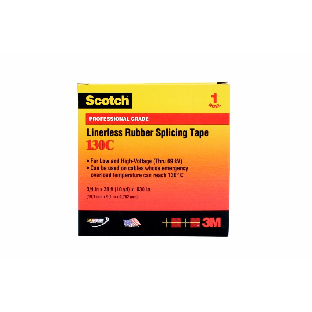 3M - 41717 - Scotch 130C Premium Linerless Rubber Splicing Tape, 3/4 in x 30 ft