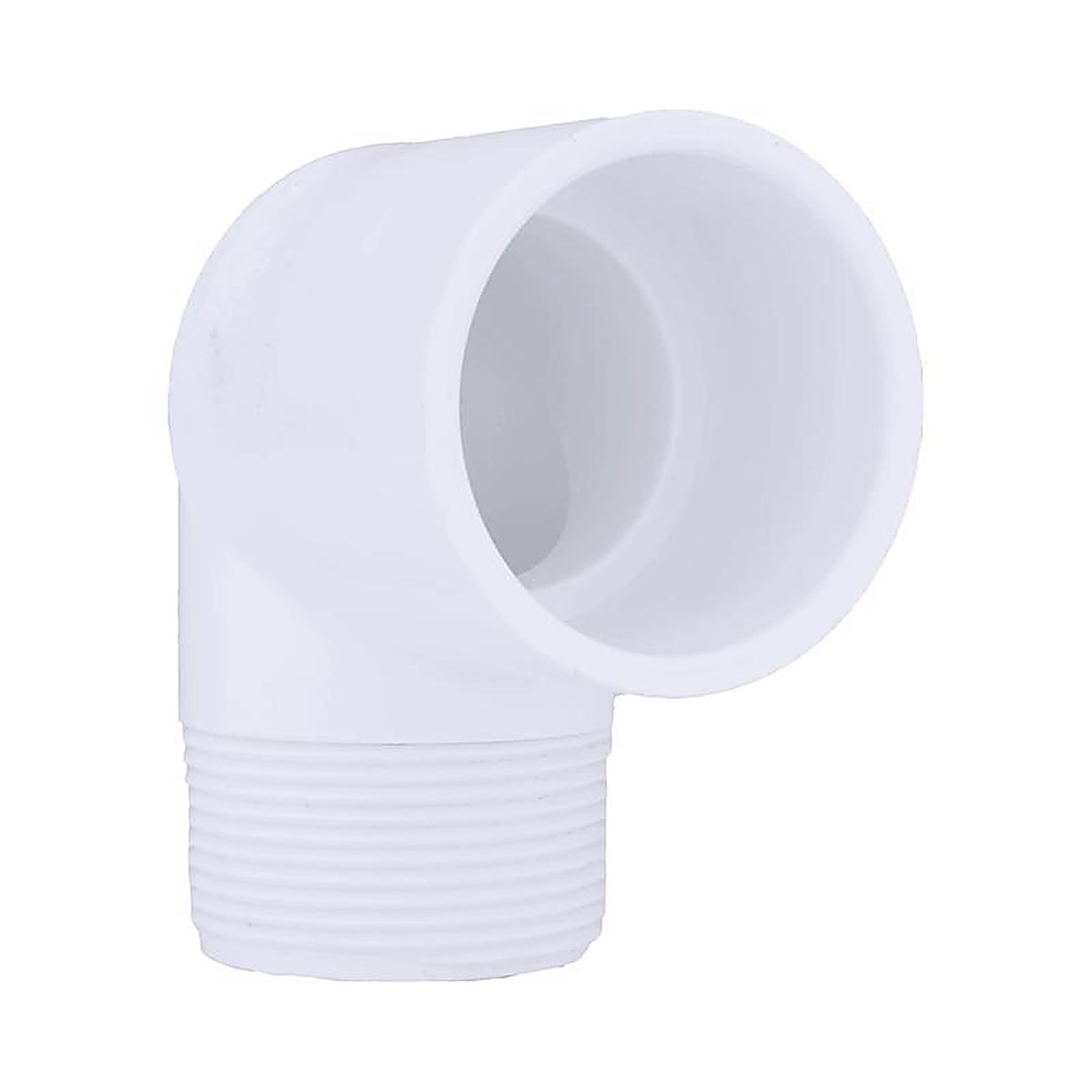 Charlotte Pipe - PVC023061400 - Schedule 40 1-1/2 in. Slip x 1-1/2 in. Dia. MPT PVC 90 Degree Street Elbow