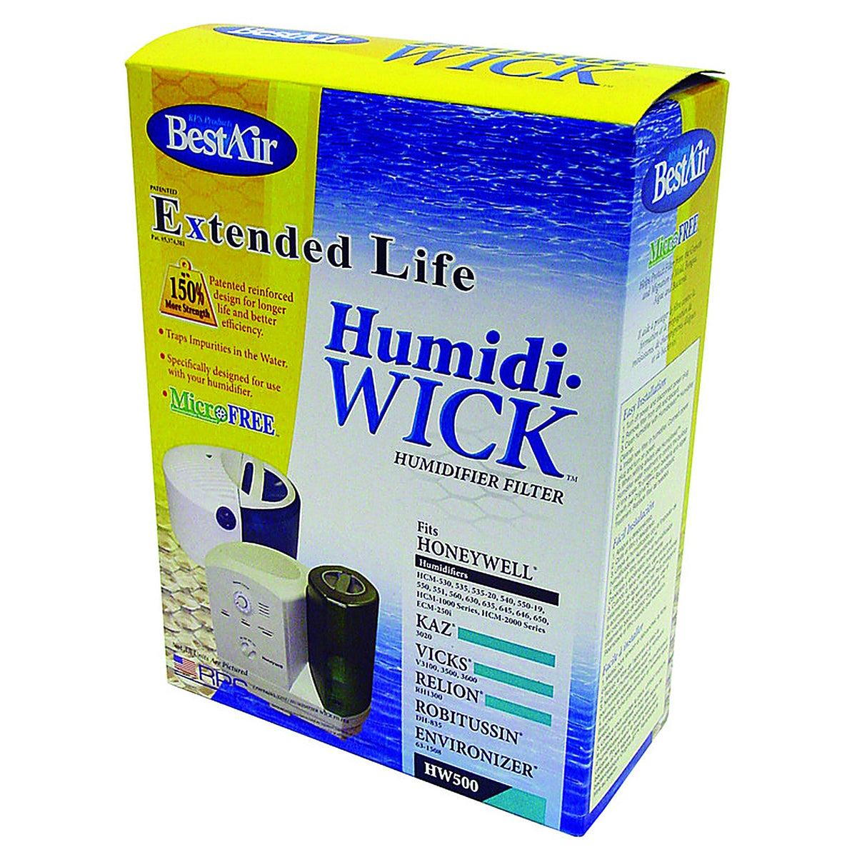 BestAir - HW500-PDQ-3 - Humidifier Filter 1 pk