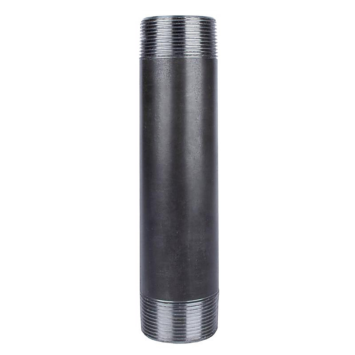 Mueller - 587-080AH - 1-1/2 in. MPT x 8 in. L Black Steel Nipple