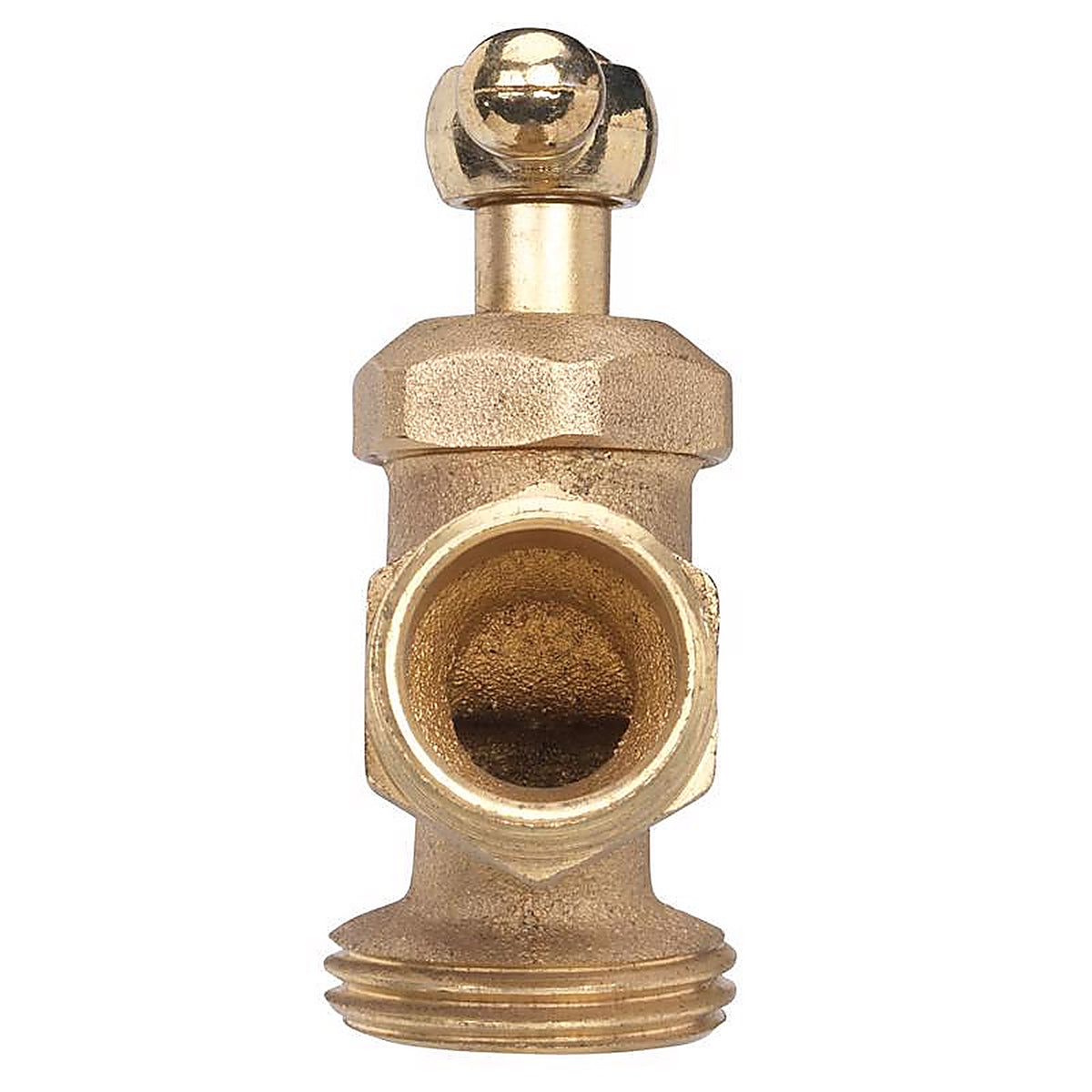 Homewerks - VHBSTDC3 - 1/2 in. MIP X 3/4 in. MHT Brass Hose Bibb