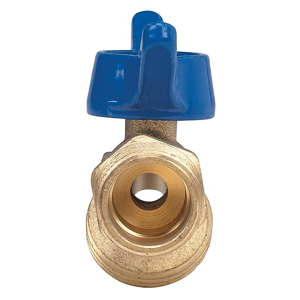 Homewerks - VHNQTRC3 - 1/2 in. MIP X 3/4 in. MHT Brass No-Kink Hose Bibb