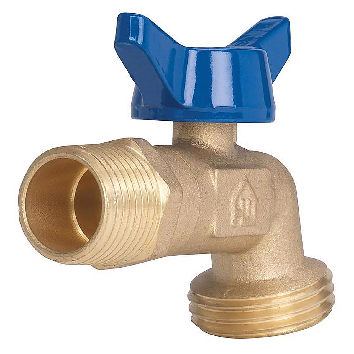 Homewerks - VHBQTCC3 - 1/2 in. MIP X 3/4 in. MHT Brass Hose Bibb
