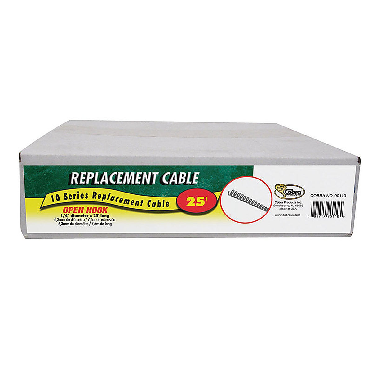 Cobra - 90110 - 25 ft. L Replacement Cable