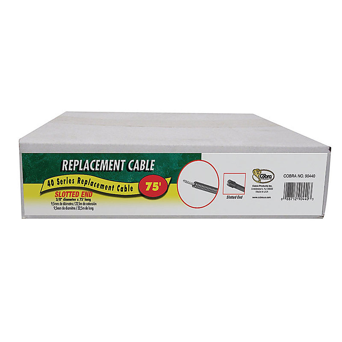 Cobra - 90440 - 75 ft. L Replacement Cable