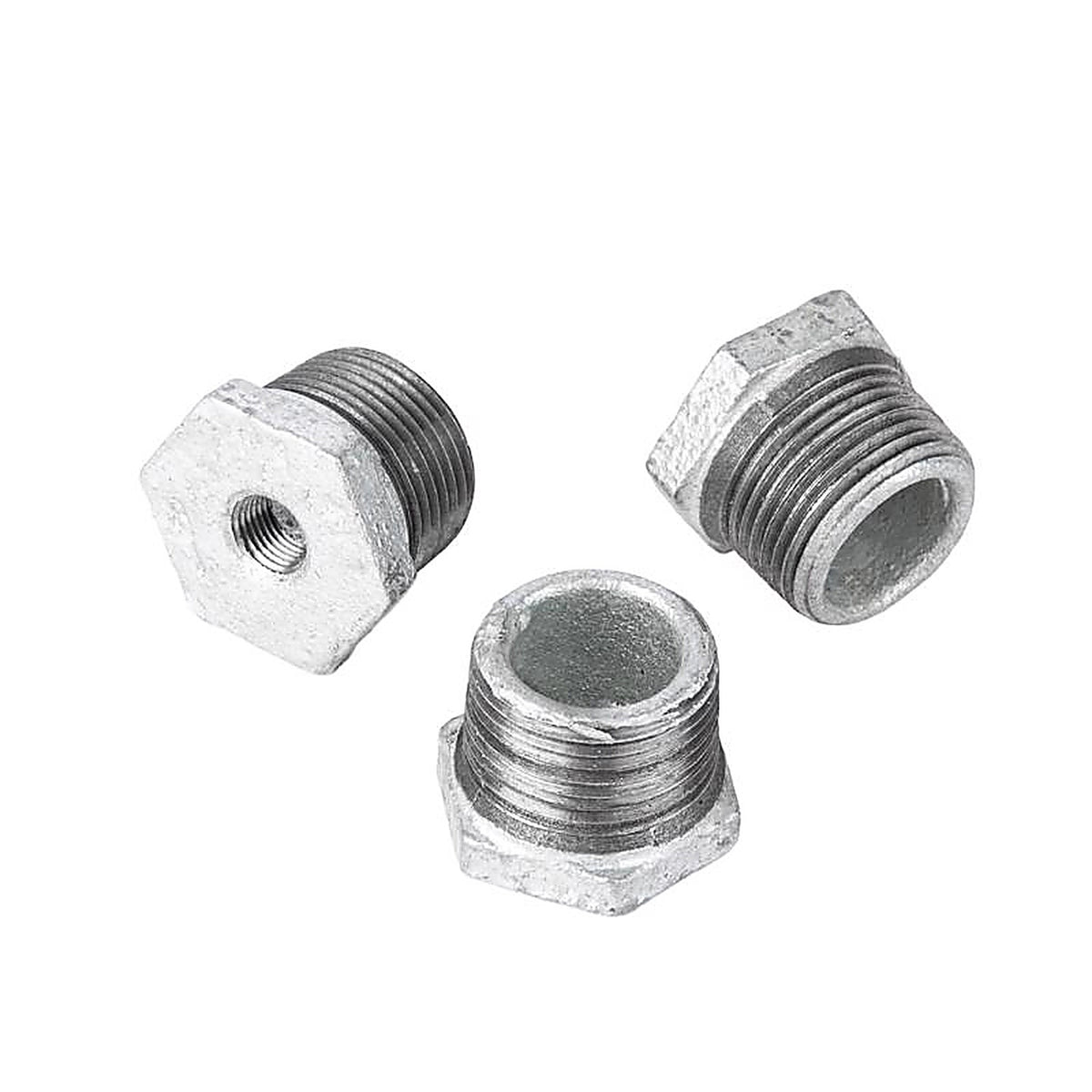 STZ Industries - 311UB-3818 - 3/8 in. MIP each X 1/8 in. D FIP Galvanized Malleable Iron Hex Bushing