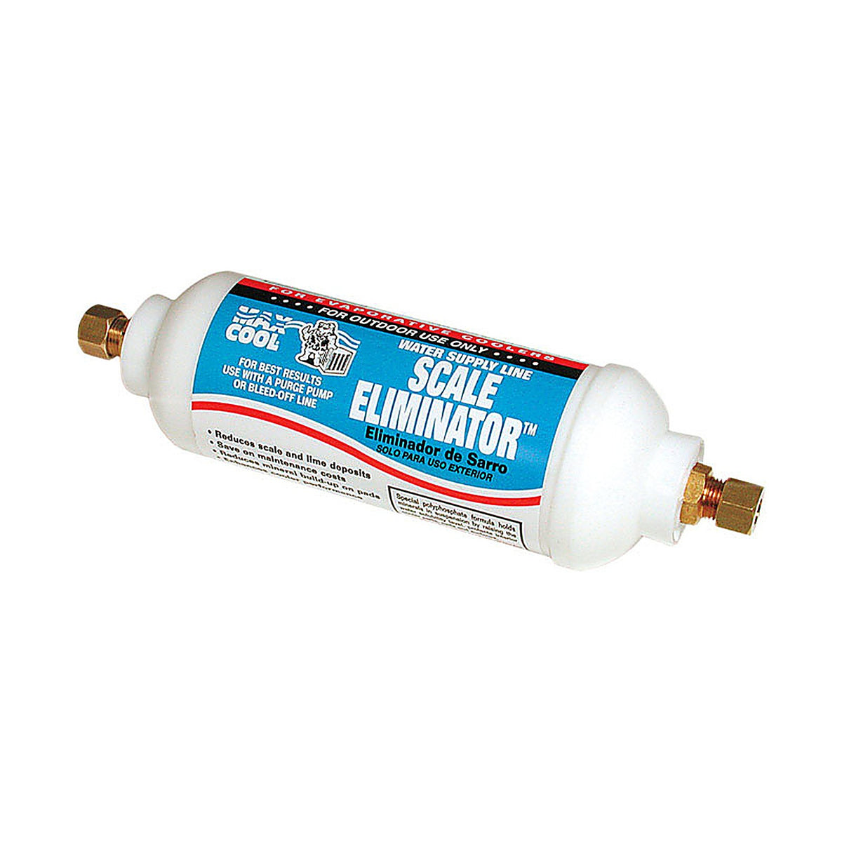 Dial - 51795 - 2 in. H x 2 in. W Plastic White In-Line Scale Eliminator Cartridge