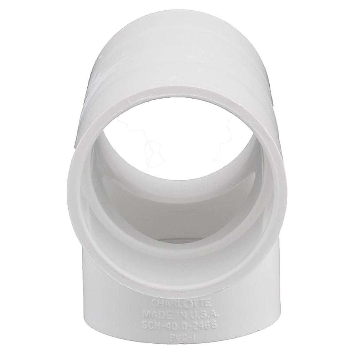 Charlotte Pipe - PVC024011600 - Schedule 40 2 in. Slip x 2 in. Dia. Slip PVC Tee