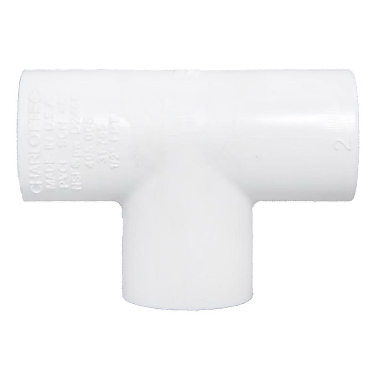 Charlotte Pipe - PVC024021000 - Schedule 40 1 in. FPT x 1 in. Dia. FPT PVC Threaded Tee