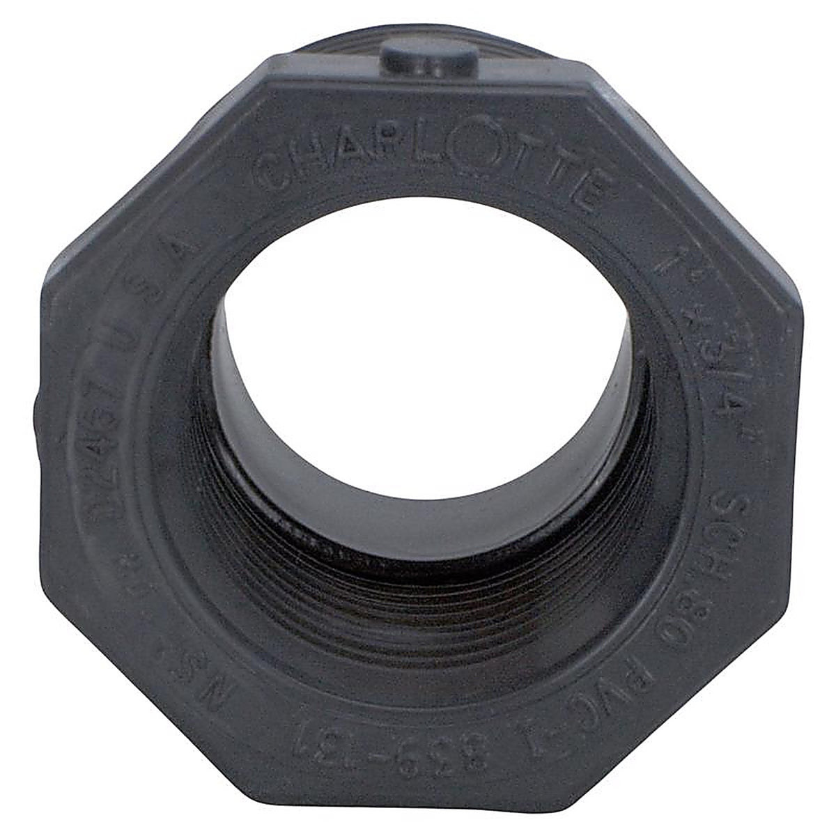 Charlotte Pipe - PVC82002400 - Schedule 80 1 in. MPT x 3/4 in. Dia. FPT PVC Reducing Bushing
