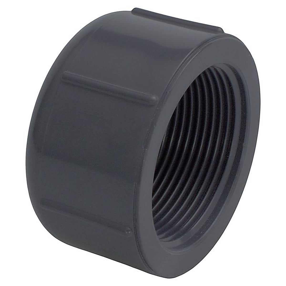 Charlotte Pipe - PVC81171000 - Schedule 80 1/2 in. FPT x 1/2 in. Dia. FPT PVC Threaded Cap