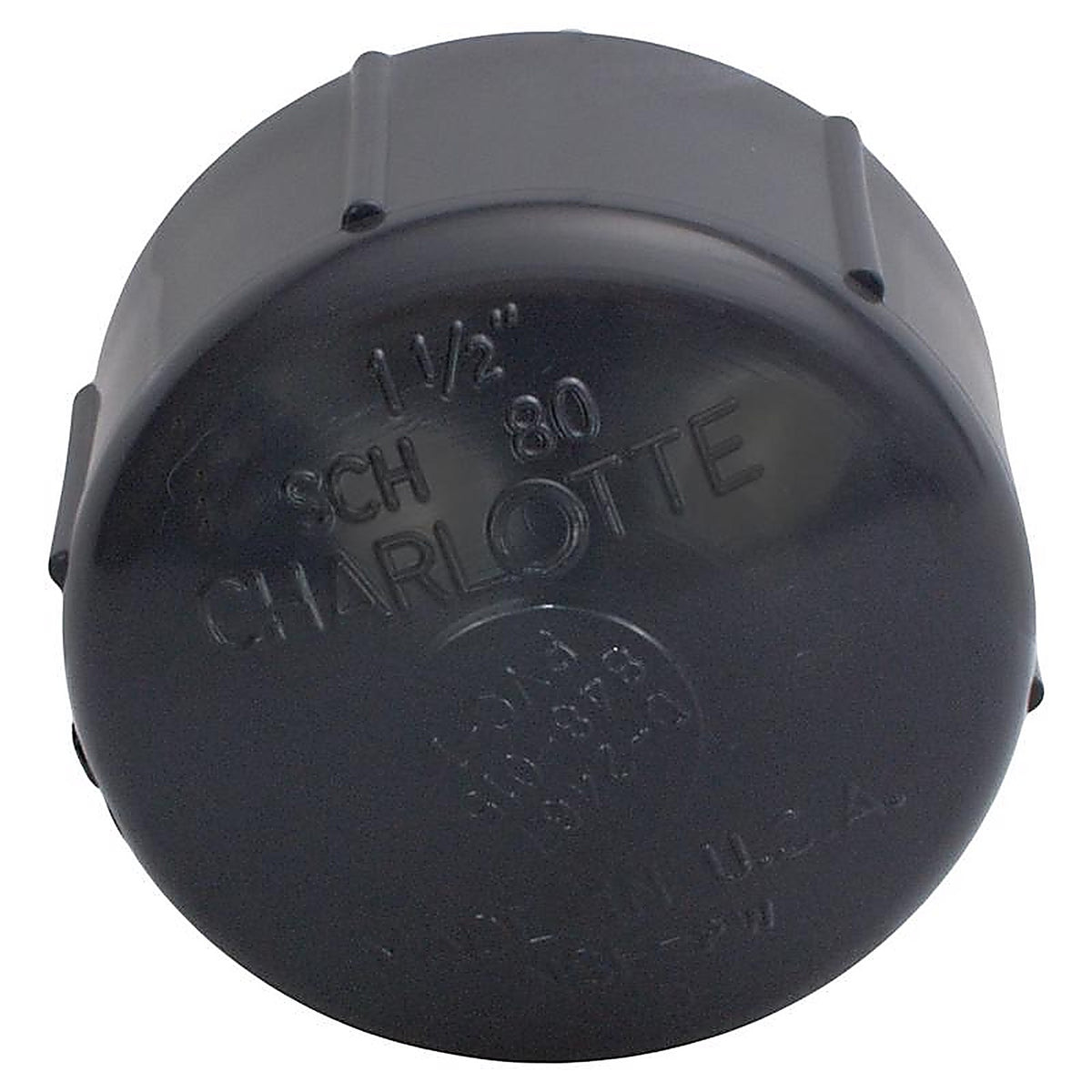Charlotte Pipe - PVC81171000 - Schedule 80 1/2 in. FPT x 1/2 in. Dia. FPT PVC Threaded Cap