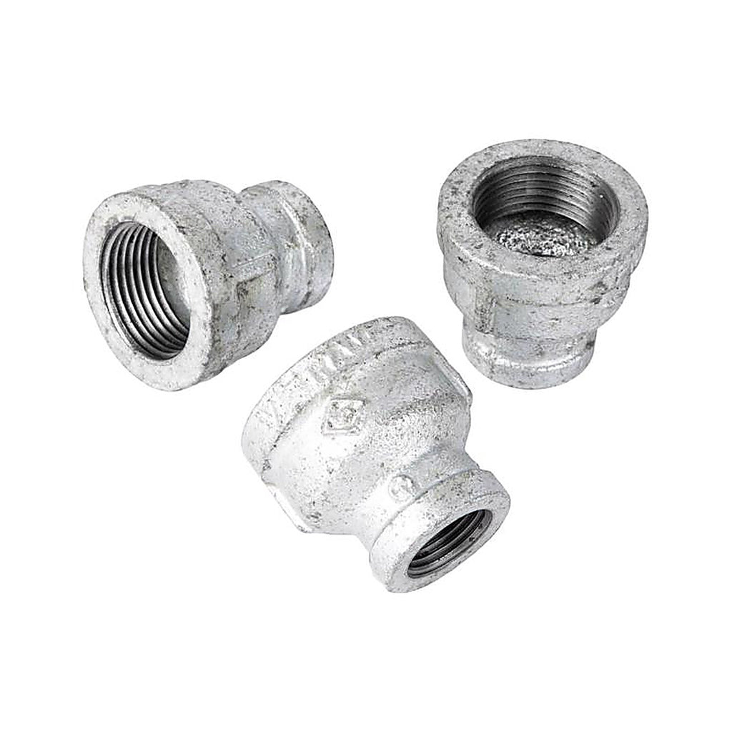 STZ Industries - 311URC-11212 - 1-1/2 in. FIP each X 1/2 in. D FIP Galvanized Malleable Iron Reducing Coupling