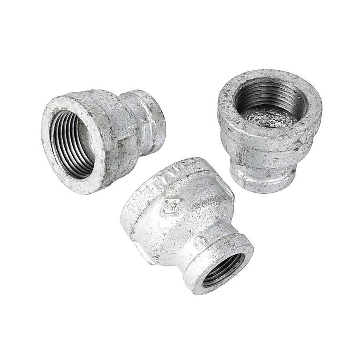 STZ Industries - 311URC-11212 - 1-1/2 in. FIP each X 1/2 in. D FIP Galvanized Malleable Iron Reducing Coupling