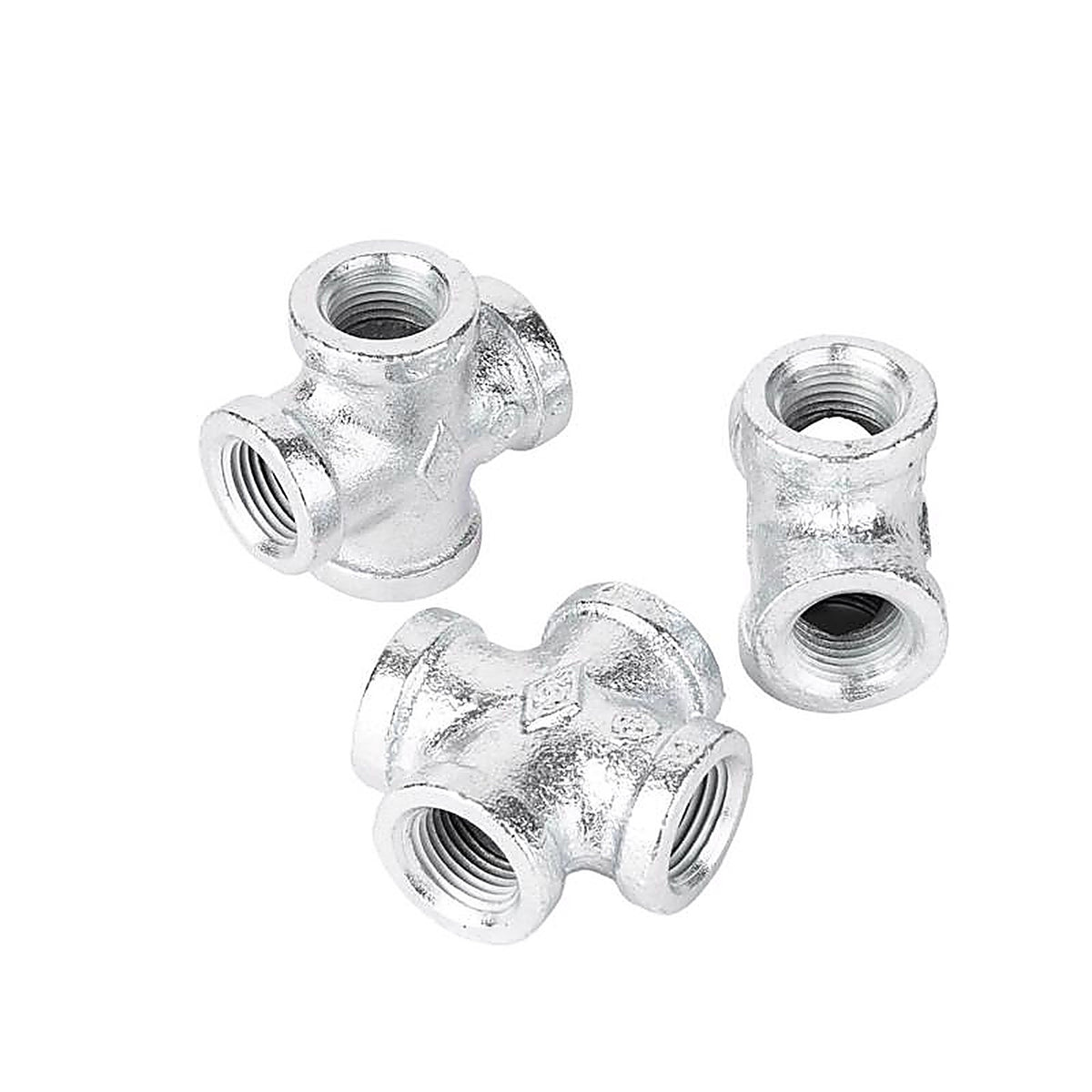 STZ Industries - 311UCR-1 - 1 in. FIP each X 1 in. D FIP Galvanized Malleable Iron Cross