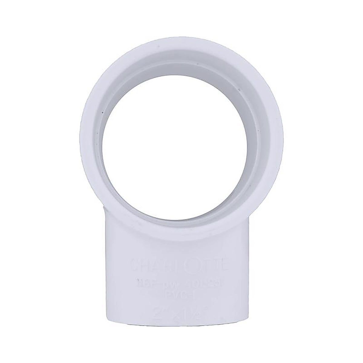 Charlotte Pipe - PVC024006450 - Schedule 40 2 in. Slip x 2 in. Dia. Slip PVC Reducing Tee