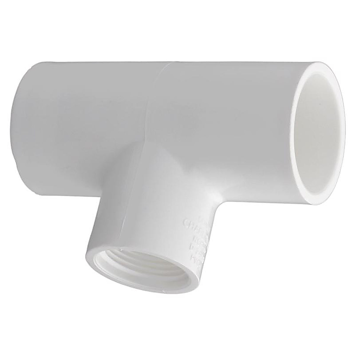 Charlotte Pipe - PVC024013200 - Schedule 40 1 in. Slip x 1 in. Dia. Slip PVC Reducing Tee