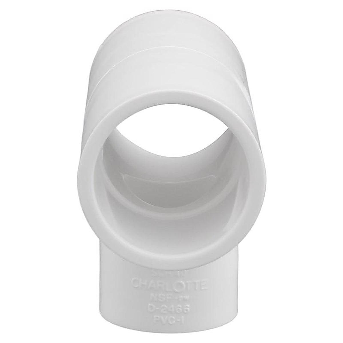 Charlotte Pipe - PVC024013200 - Schedule 40 1 in. Slip x 1 in. Dia. Slip PVC Reducing Tee