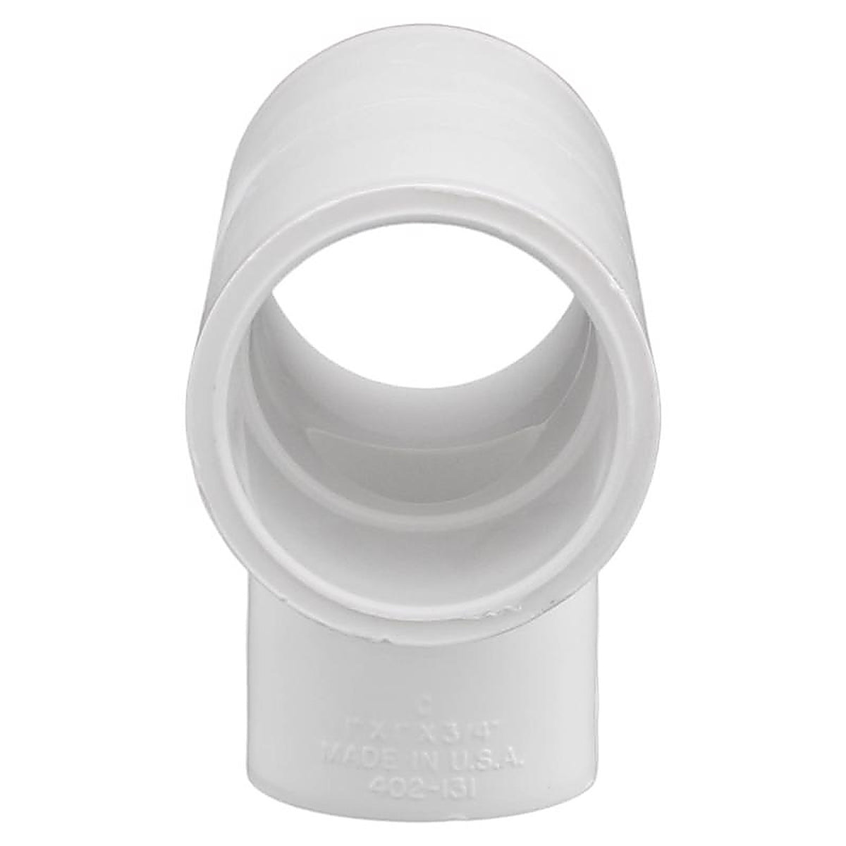 Charlotte Pipe - PVC024013200 - Schedule 40 1 in. Slip x 1 in. Dia. Slip PVC Reducing Tee