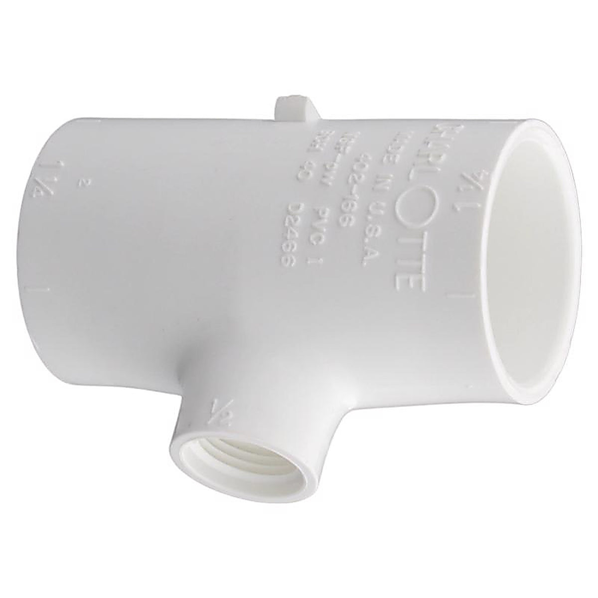 Charlotte Pipe - PVC024013700 - Schedule 40 1-1/4 in. Slip x 1-1/4 in. Dia. FPT PVC Reducing Tee