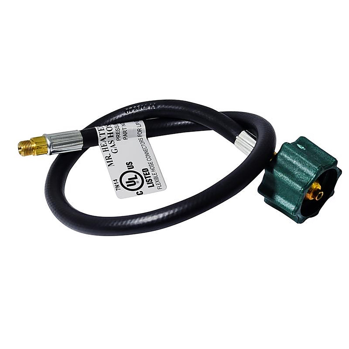 Mr. Heater - F271158-12 - 1/4 in. Dia. x 12 inch ft. L Brass/Plastic Acme Nut x Inverted Male Flare Hose Assembly