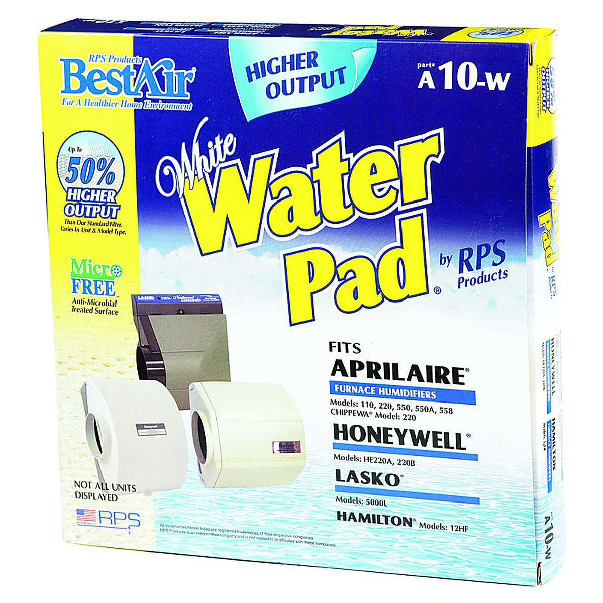 BestAir - A10W-PDQ-4 - Replacement Water Pad For Specific Aprilaire, Honeywell, Lasko and Hamilton Humidifiers
