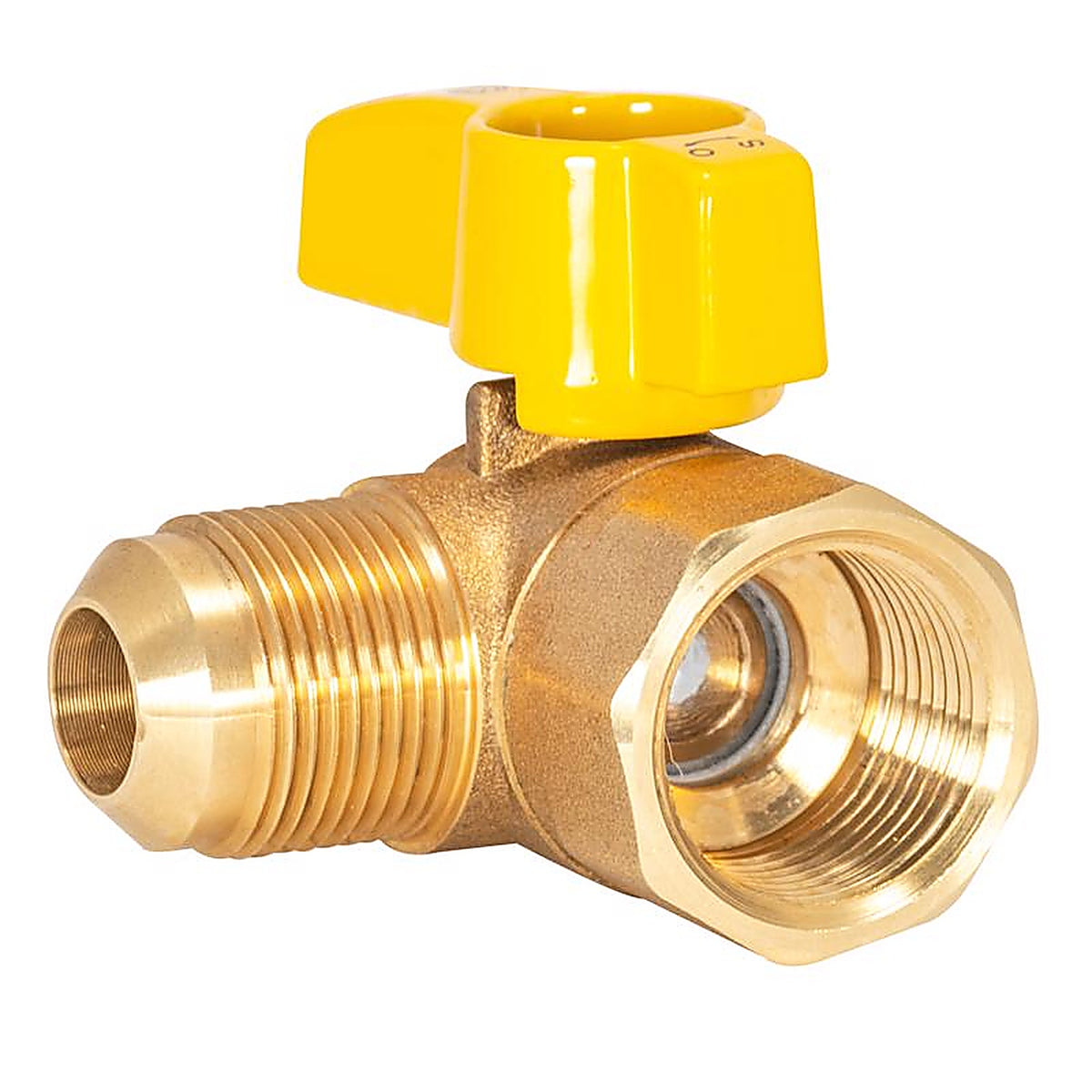 Brasscraft - PSSC-61 - Magne Flo 5/8 in. Brass Push-Fit Gas Ball Valve