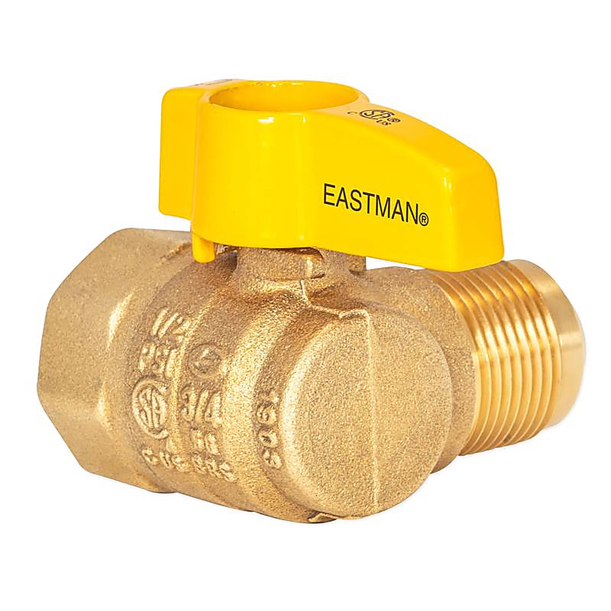 Brasscraft - PSSC-61 - Magne Flo 5/8 in. Brass Push-Fit Gas Ball Valve
