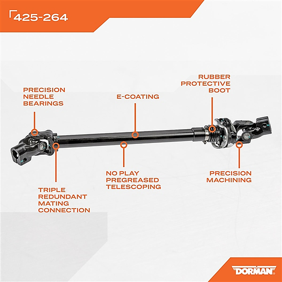 Dorman - 425-264 - Intermediate Steering Shaft