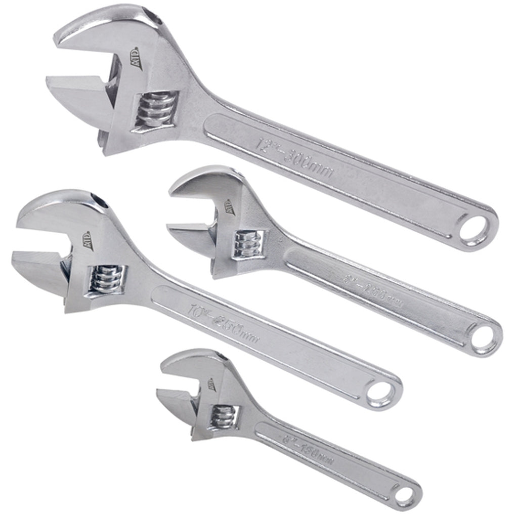 ATD - 425 - 4 Pc. Adjustable Wrench Set