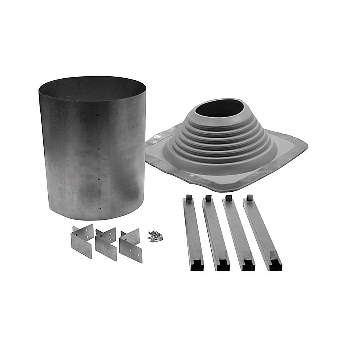 Selkirk - 200275 - 8 in. D Galvanized Steel Adjustable Chimney Flashing