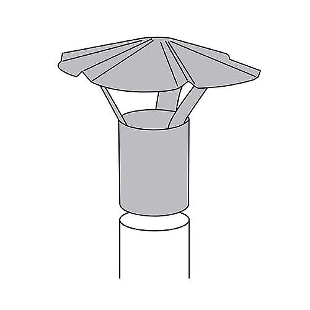 Imperial - GV2040 - Galvanized Steel Chimney Rain Cap