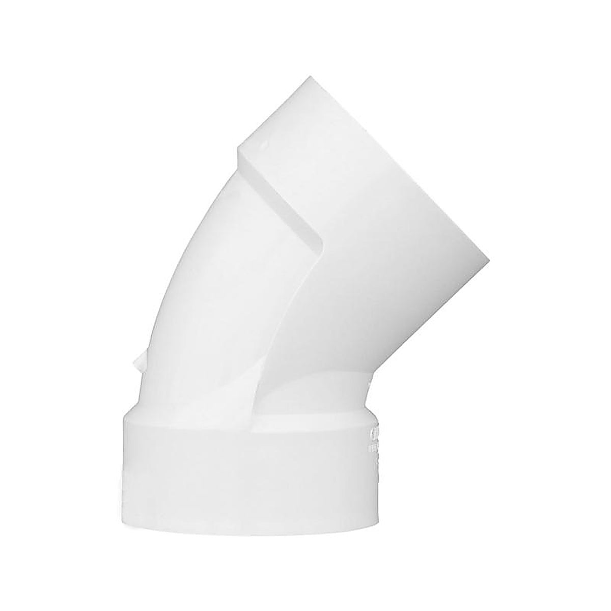 Charlotte Pipe - PVC003211200 - Schedule 40 3 in. Hub x 3 in. Dia. Hub PVC 45 Degree Elbow