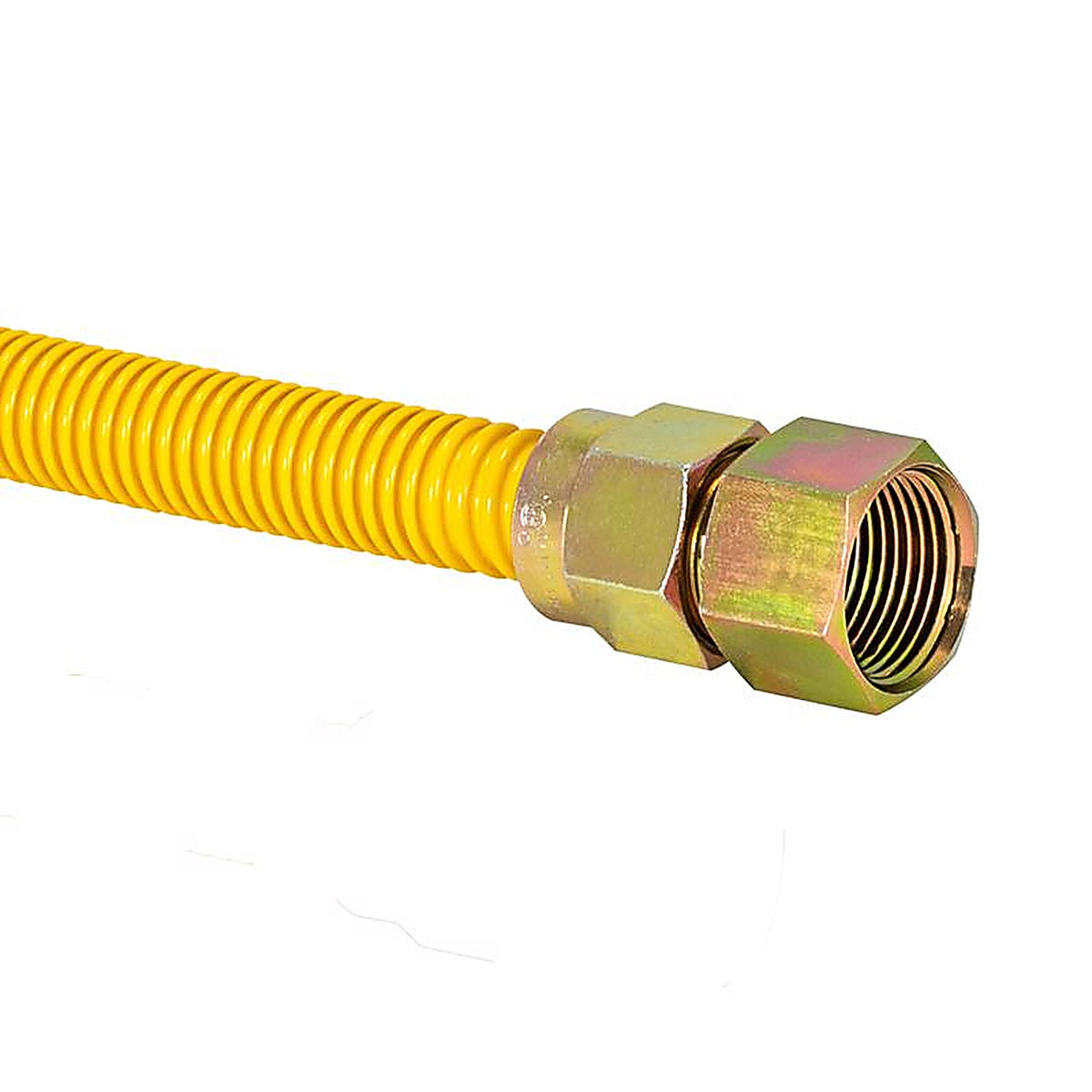 Brasscraft - CSSC12R-24P - ProCoat 1/2 in. FIP x 3/4 Dia. MIP 24 in. Stainless Steel Gas Connector